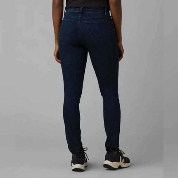 Prana Sienna Jeans Stretch Skinny Deep Blue Size 2/26 NWT - Picture 3 of 10